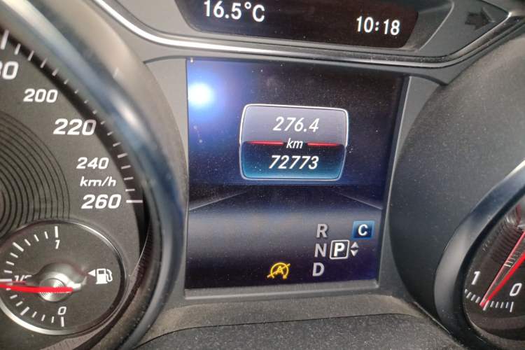 Used Mercedes-Benz CLA 2018 CLA 200 Style Edition Odometer Close Up