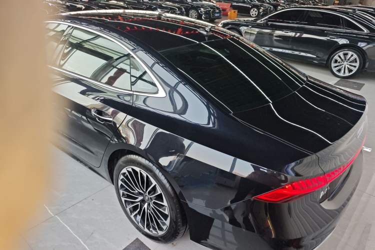 Used Audi A7L 2024 45 TFSI Luxury Edition Rear Left 45 Deg