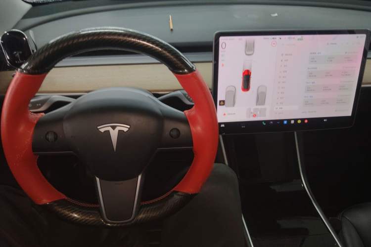 Used Tesla Model 3 2019 Long-Range Rear-Wheel-Drive Version Steering Wheel