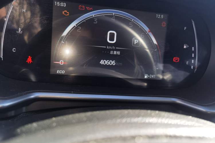 Used GAC Trumpchi GS4 2022 270T Automatic Smart Drive Navigation Edition (Upgraded Version) Odometer Close Up