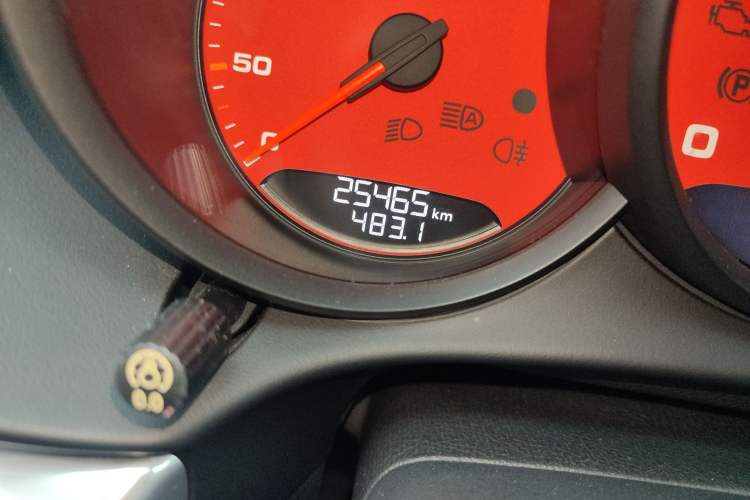 Used Porsche 718 2018 Cayman 2.0T Odometer Close Up