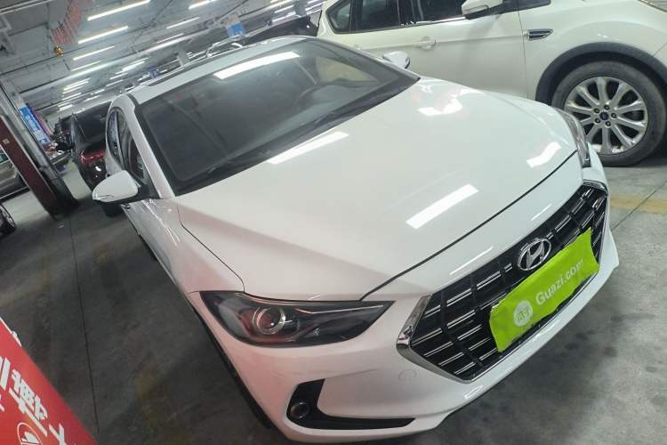 Used Hyundai Elantra (6th Generation / Lingdong) 2019 1.4T Dual-Clutch Xuan Dong · Dynamic Model Front Right 45 Deg