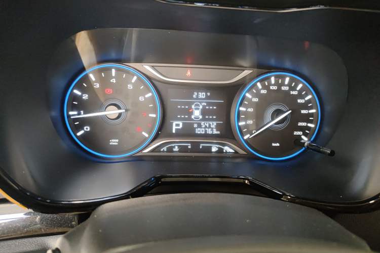 Used GAC Trumpchi GS4 2018 235T Automatic Two-Wheel Drive Luxury Smart Connectivity Version Odometer Close Up