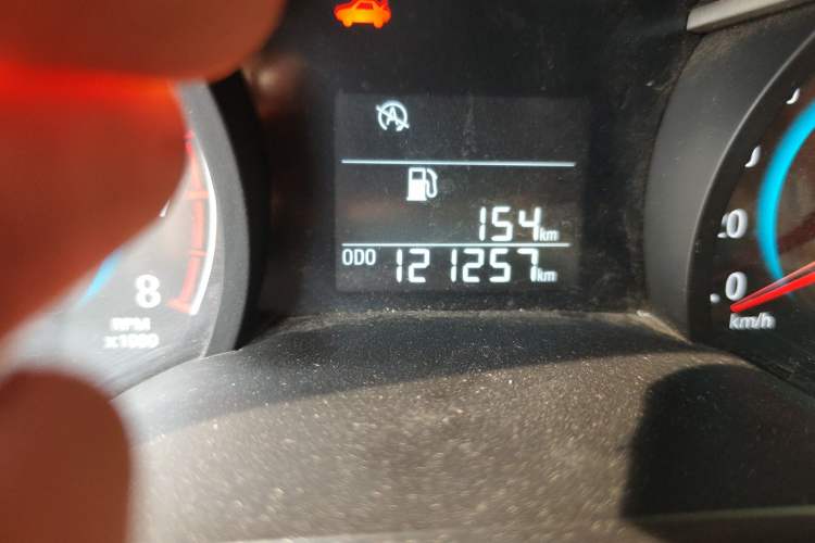 Used Chevrolet Cavalier 2016 1.5L Manual Xinyue Edition Odometer Close Up