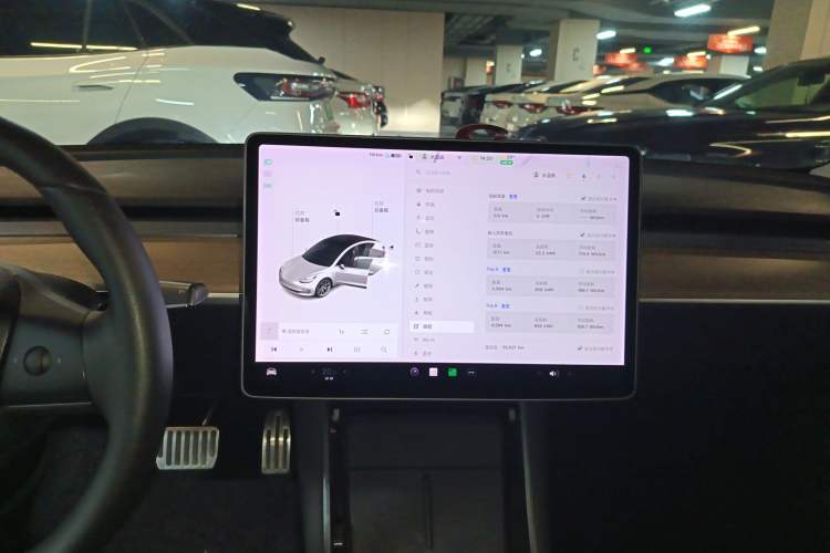 Used Tesla Model 3 2019 Standard Range Rear-Drive Upgraded Version Audio And AC Panel