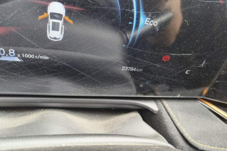 Used CHANGAN OSHAN X5 PLUS 2023 1.5T DCT Pioneer Edition Odometer Close Up