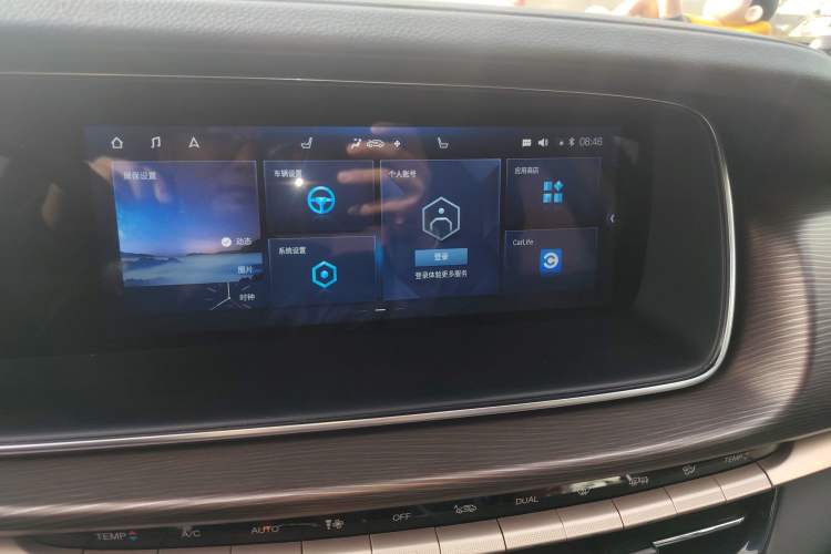 Used GAC Trumpchi GA6 2019 270T Automatic Supreme Edition Audio And AC Panel