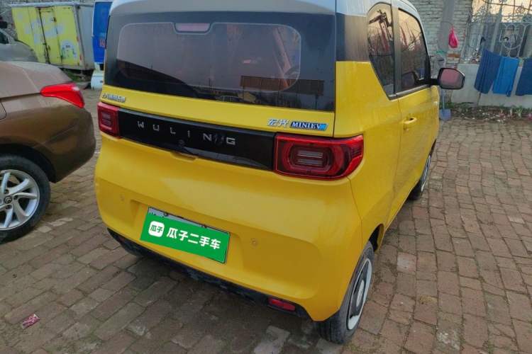 Used Wuling Hongguang MINIEV 2021 Macaron Fashion Edition Lithium-Ion Battery Rear Right 45 Deg