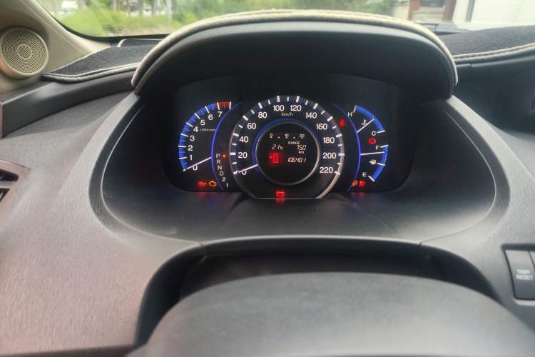 Used Honda Odyssey 2013 2.4L Luxury Edition Odometer Close Up