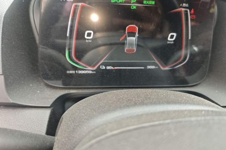 Used BYD e2 2019 High-Range Version – Chuan·Luxury Model Odometer Close Up