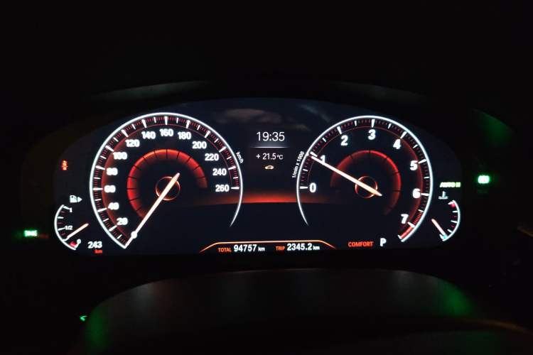 Used BMW 5 Series 2019 Facelifted 530i M Sport Package Instrument Cluster