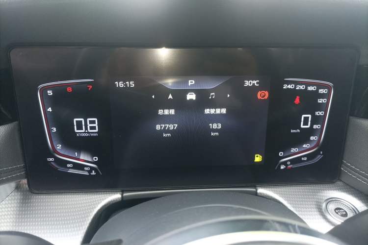 Used Hongqi H5 2024 1.5T DCT Smart Connect Flagship Edition Instrument Cluster