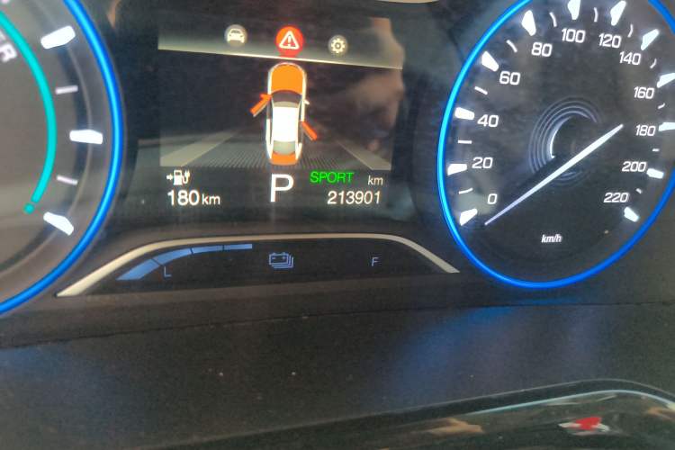 Used AION S 2019 Xuan 530 Odometer Close Up