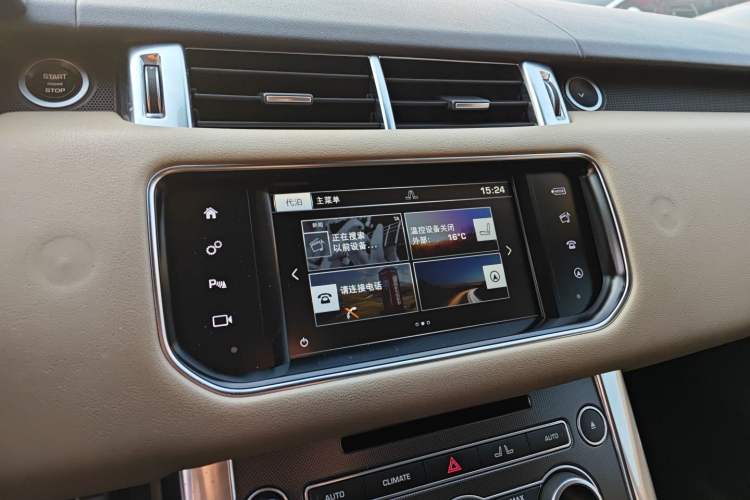 Used Land Rover Range Sport 2016 3.0 SC V6 HSE DYNAMIC Audio And AC Panel