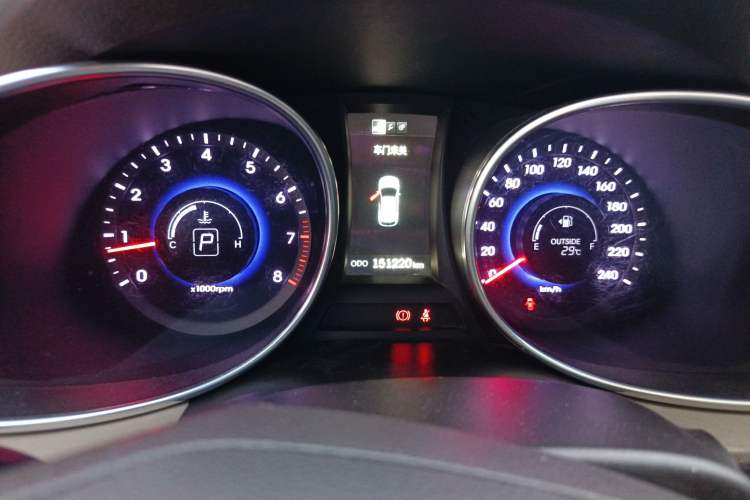 Used Hyundai Santa Fe 2015 2.0T Automatic All-Wheel Drive Smart Version 5 Seats Instrument Cluster