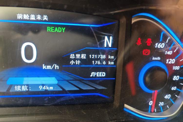 Used BAIC New Energy EX 2018 EX360 New Style Edition Odometer Close Up