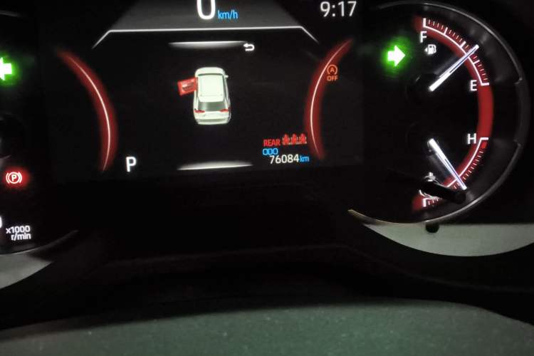 Used Toyota RAV4 2020 2.0L CVT Two-Wheel Drive Prestige Edition Odometer Close Up