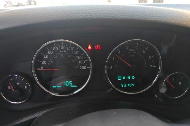 Used Jeep Wrangler 2014 3.0L Sahara Four-Door Edition Instrument Cluster