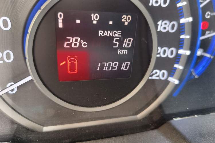 Used Honda Odyssey 2013 2.4L Elite Edition Odometer Close Up