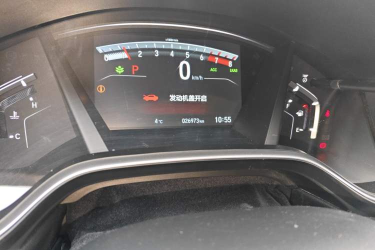 Used Honda Breeze 2021 240TURBO CVT Two-Wheel Drive Smart Enjoyment Version Odometer Close Up