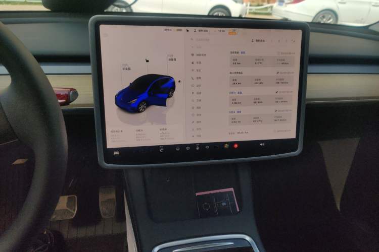 Used Tesla Model Y 2022 Revised Version Rear-Wheel Drive Audio And AC Panel