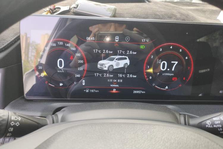 Used EXEED Lanyue 2021 400T Four-Wheel Drive Starlight Pro Edition 7 Seats Instrument Cluster