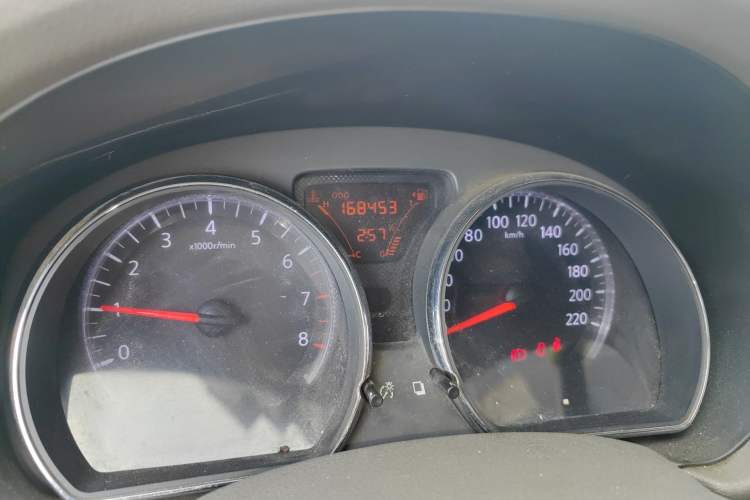 Used Nissan Sunny 2011 1.5XL Manual Deluxe Edition Odometer Close Up