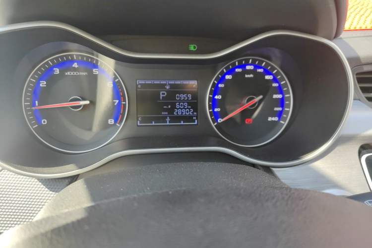 Used Geely Auto Vision 2020 1.5L CVT Asian Games Edition Odometer Close Up