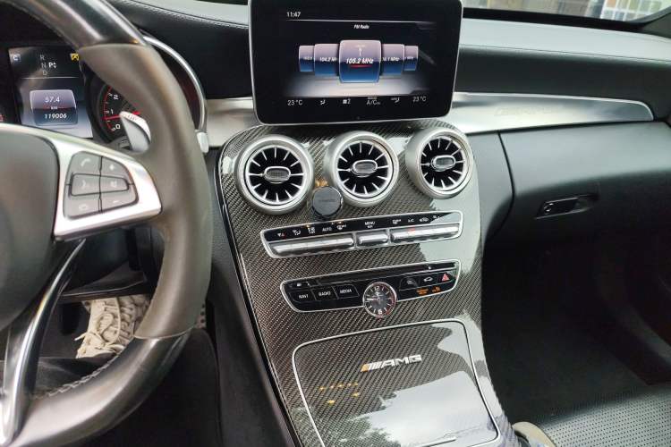 Used Mercedes-Benz C-Class AMG 2015 AMG C 63 S Audio And AC Panel