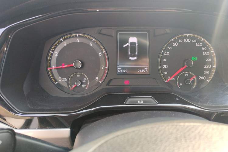 Used Volkswagen Bora 2019 Revised Version 1.5L Automatic Fashionable Style China VI Odometer Close Up