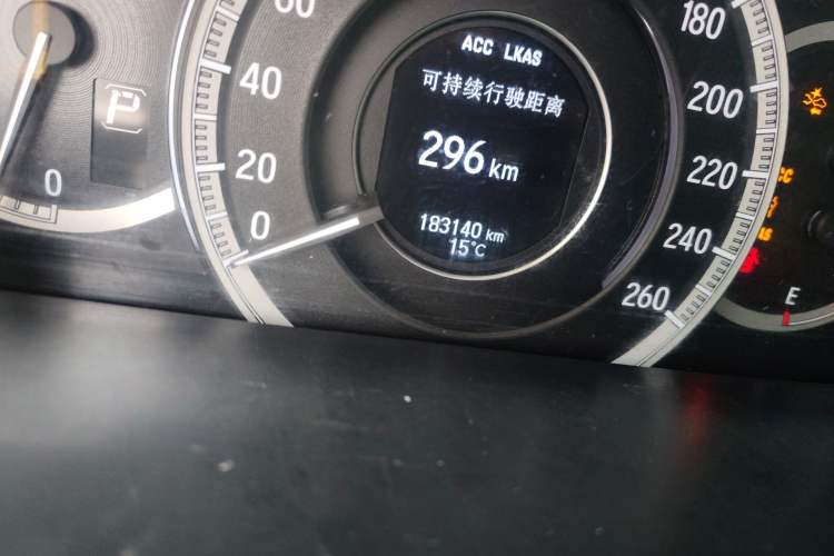 Used Honda Accord 2016 2.4L Prestige Edition Odometer Close Up