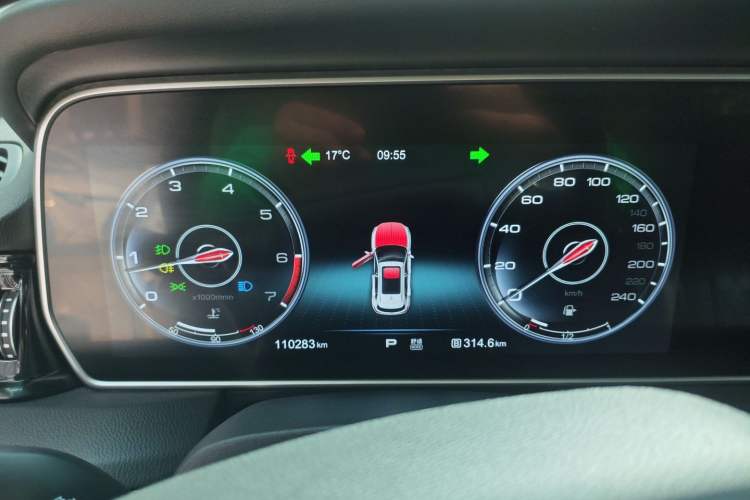 Used Hongqi HS5 2019 2.0T Smart Connect Flagship All-Wheel-Drive Version Instrument Cluster