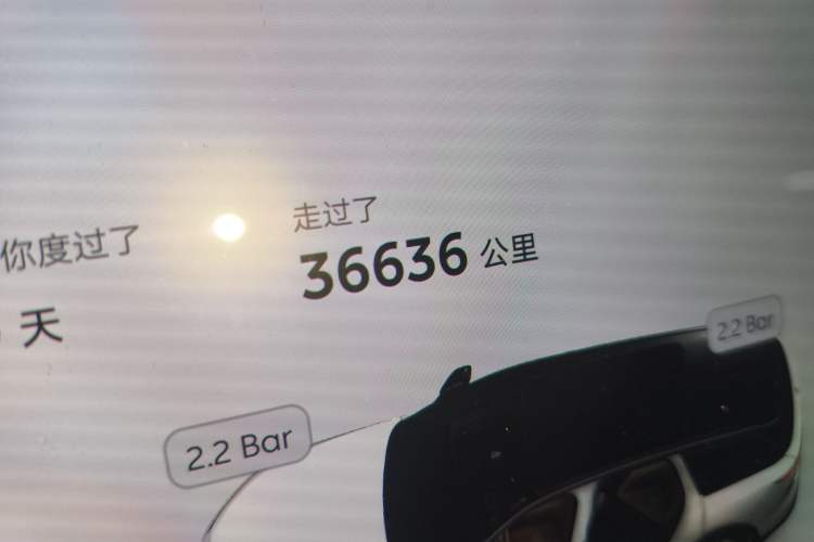 Used Nio ES8 2024 75 kWh Executive Edition Odometer Close Up