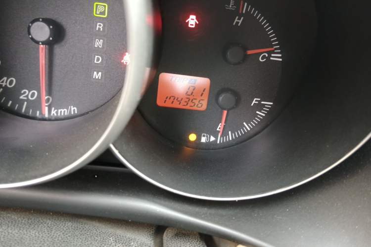 Used Mazda 3 2007 1.6L Automatic Standard Edition Odometer Close Up