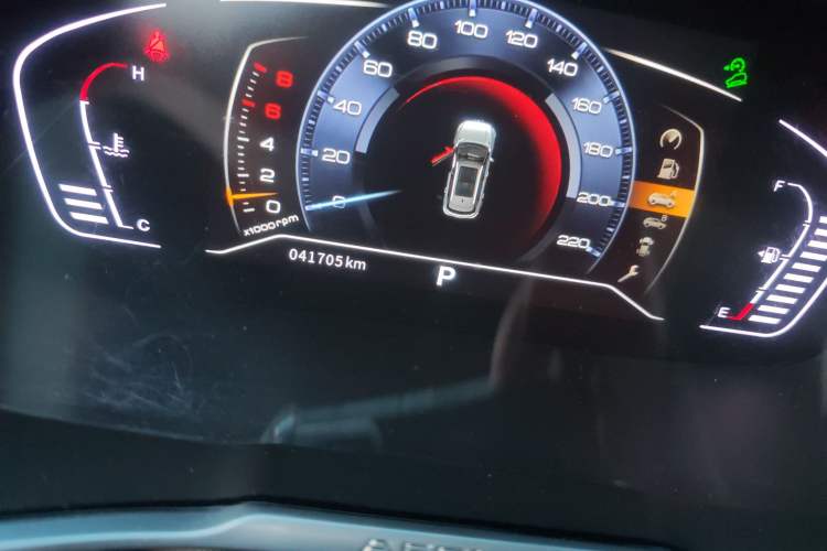 Used Dongfeng Aeolus AX7 2021 1.6T Automatic Zhiyue Edition Odometer Close Up