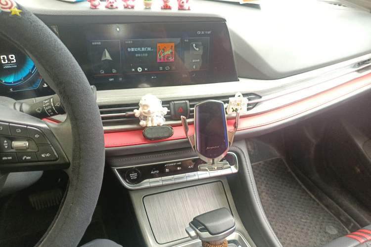 Used CHANGAN CS55PLUS 2021 Blue Whale Edition 1.5T DCT Prestige Model Audio And AC Panel