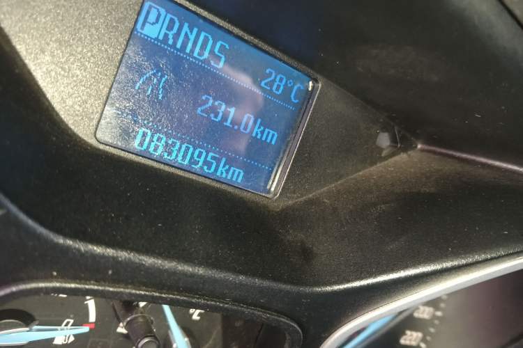 Used Ford Focus 2012 Hatchback 1.6L Automatic Comfort Model Odometer Close Up