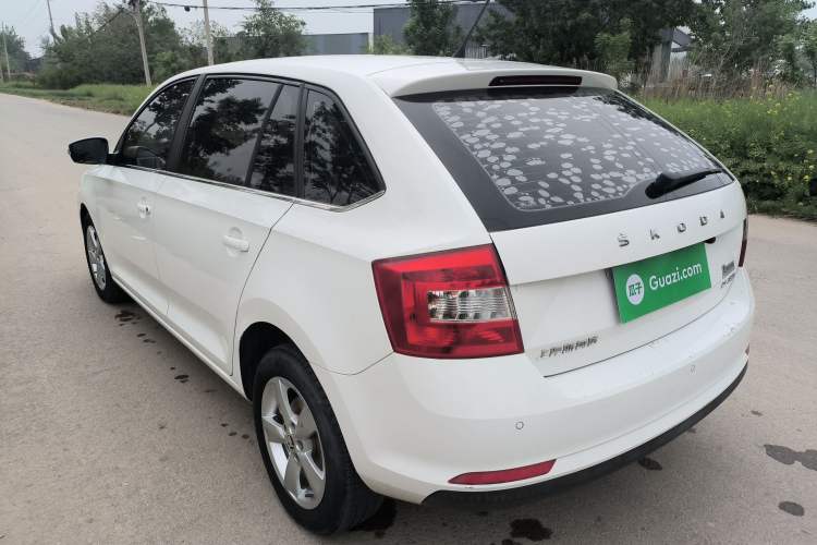 Used Skoda Rapid Spaceback 2019 Revised Version 1.5L Automatic Comfort Edition China V Standard Rear Left 45 Deg