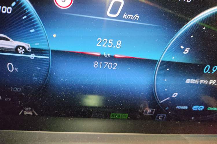 Used Mercedes-Benz GLS 2022 GLS 450 4MATIC Stylish Model Odometer Close Up