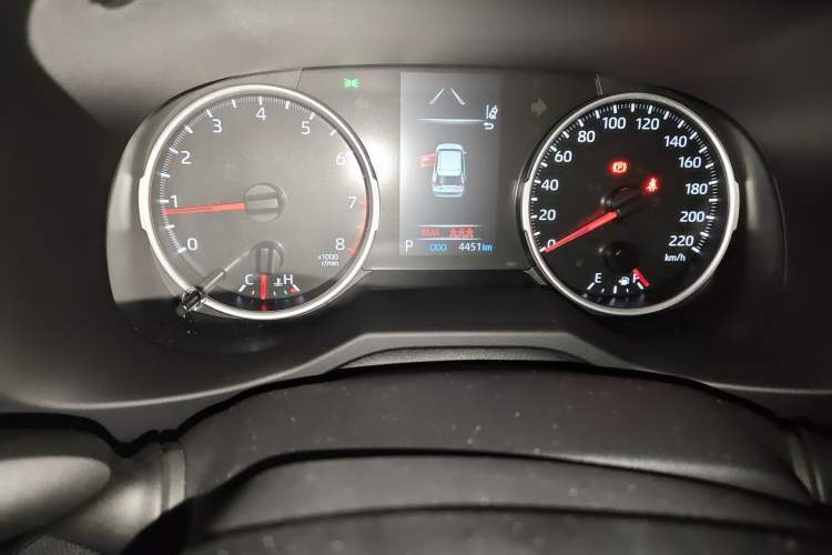 Used Toyota RAV4 2024 2.0L CVT Two-Wheel Drive Urban Edition Odometer Close Up