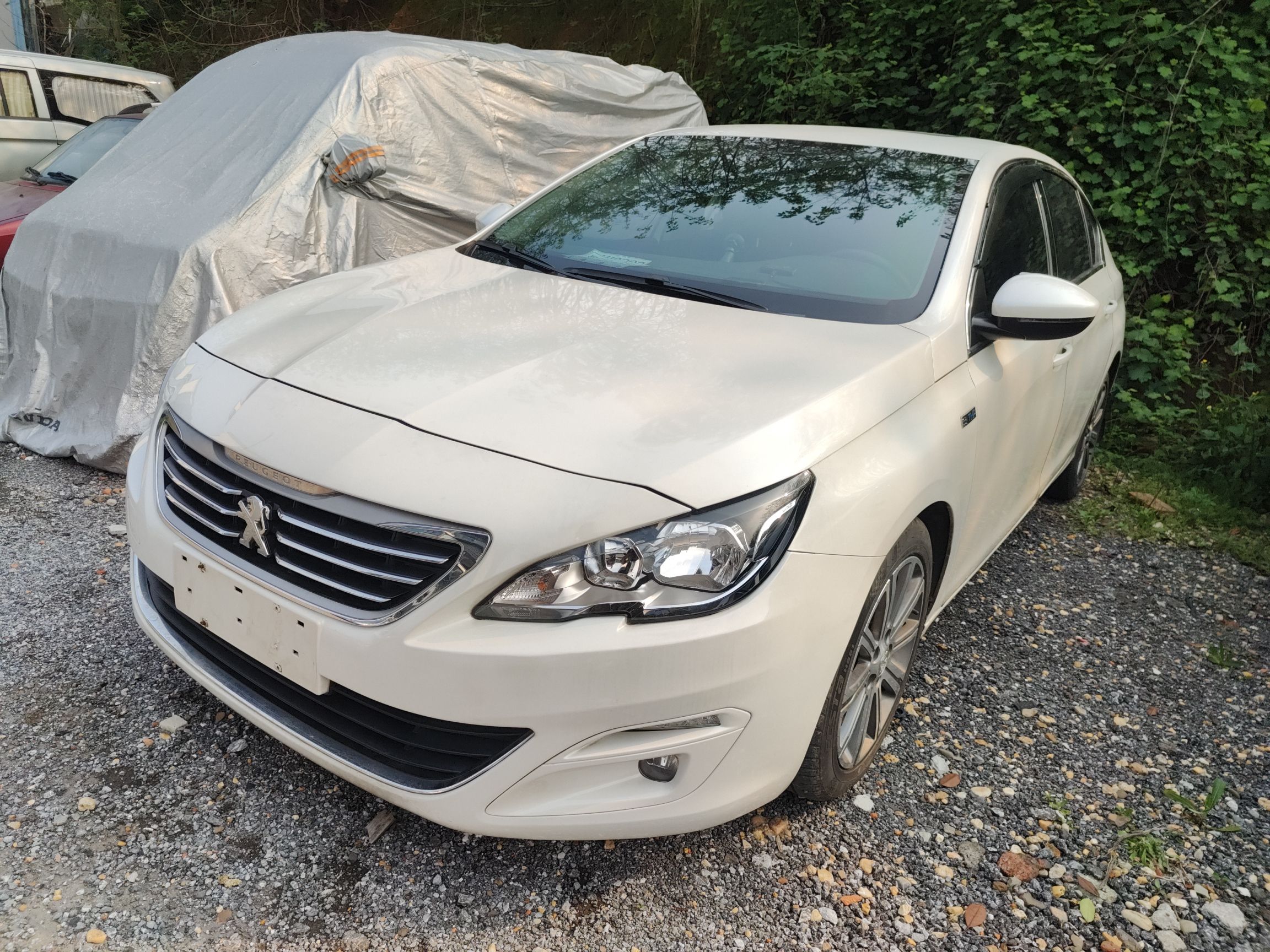 تحت مقدمة السيارة