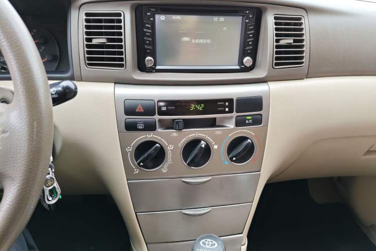 Used Toyota Corolla EX 2011 1.6L Automatic Classic Edition Audio And AC Panel