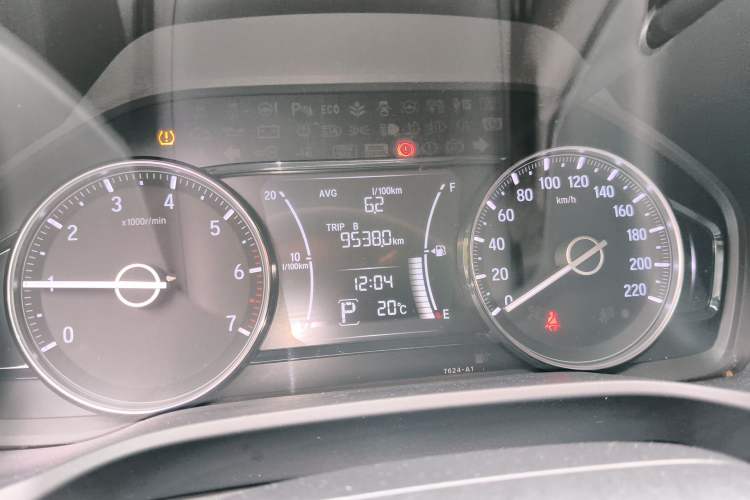 Used Honda Envix 2019 180TURBO CVT Enjoyment Edition China VI Odometer Close Up