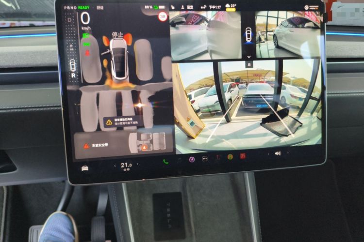 Used Tesla Model Y 2025 Rear-Wheel-Drive Version Audio And AC Panel