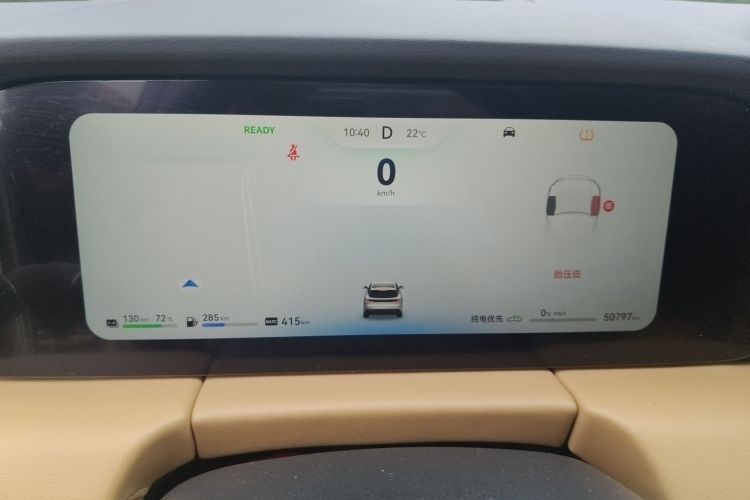 Used Hima AITO M5 2022 Extended-Range Four-Wheel Drive Flagship Edition Odometer Close Up