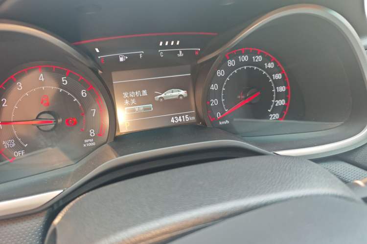 Used Chevrolet Monza 2019 RS 330T Automatic Comfort Edition China VI Standard Odometer Close Up