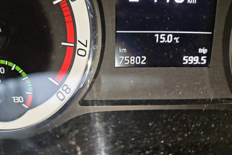 Used Skoda Kodiaq 2018 Restyled TSI330 7-Seater Two-Wheel Drive Luxury Enjoyment Edition Odometer Close Up