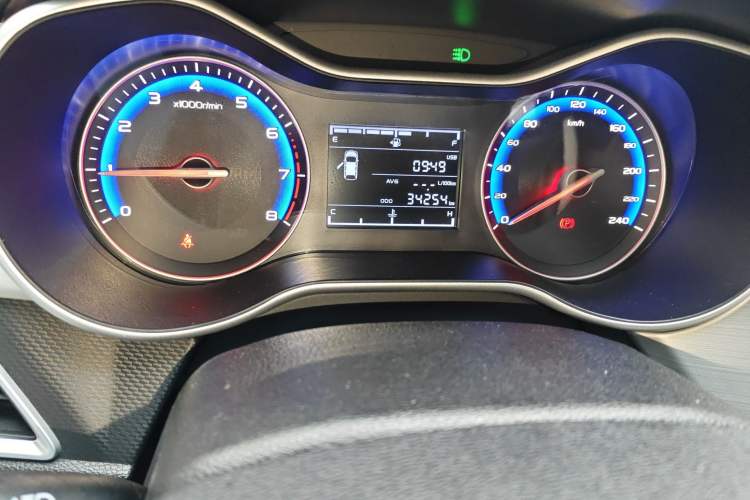 Used Geely Auto Vision 2018 1.5L Manual Happiness Edition Odometer Close Up