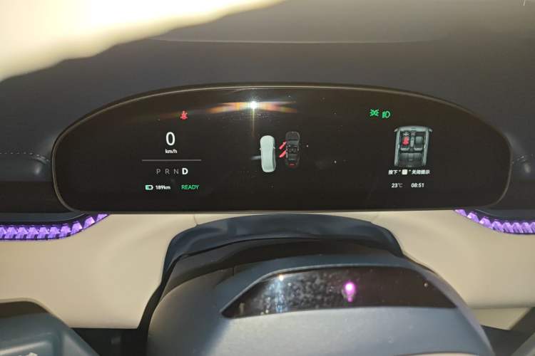 Used Zeekr 007 2024 Rear-Drive Intelligent Driving Version 75 kWh Instrument Cluster