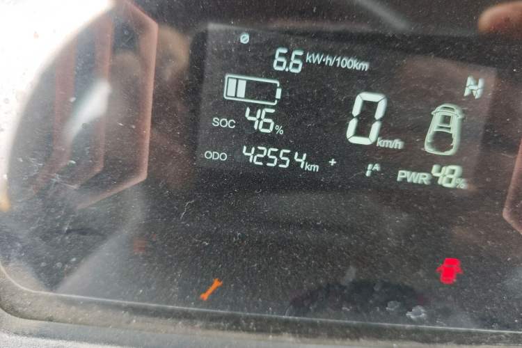 Used Chery QQ Ice Cream 2024 170km Milkshake Odometer Close Up